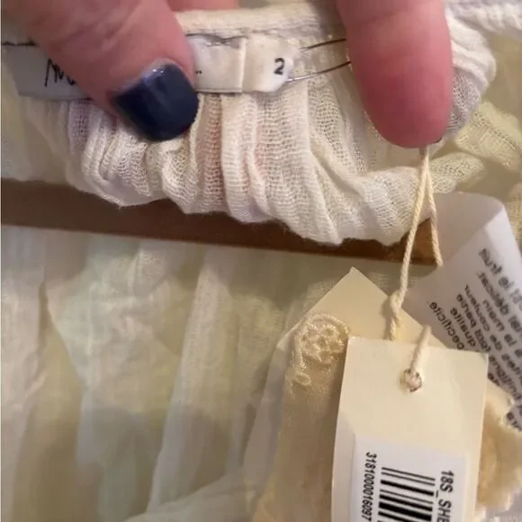 Mes Demoiselles Sheela Cream and Multicolor Boho Blouse - Picture 4 of 5